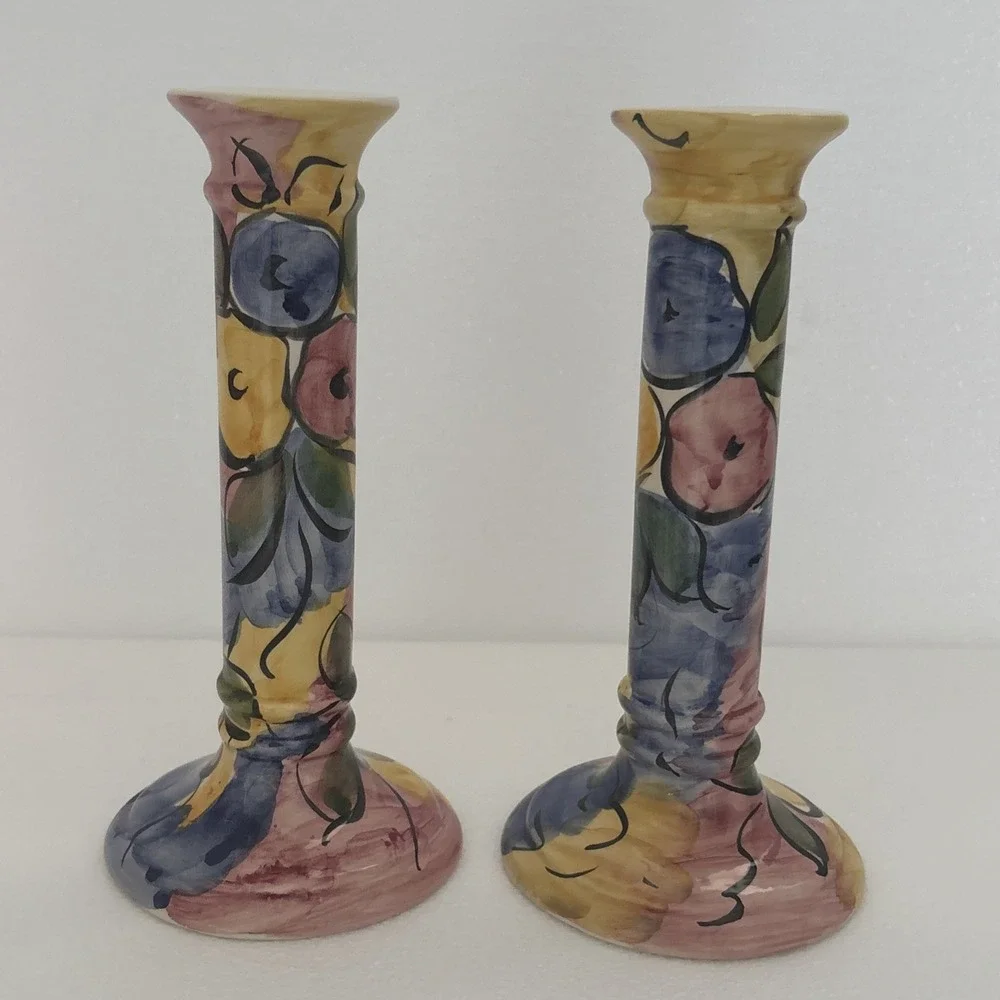 Jay Willfred Ceramic Taper Candle Holders Div of Andrea‎ by Sadek